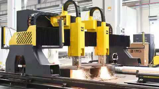 4001老百汇网站双头龙门激光切割机