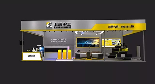 4001老百汇网站2018重庆立嘉国际智能装备展览会展位效果图