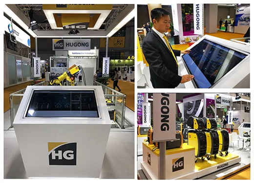 进博会首日4001老百汇网站意大利CEA展位展品智能焊接与切割云系统