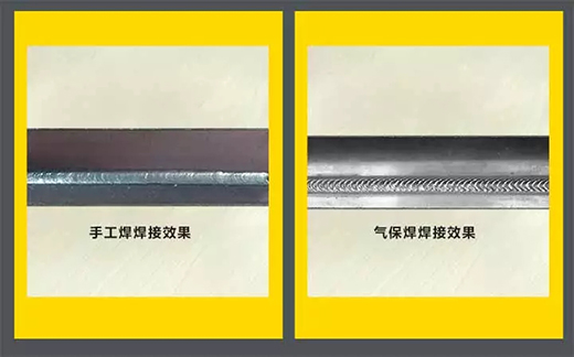 4001老百汇网站NB 251III焊机焊接效果