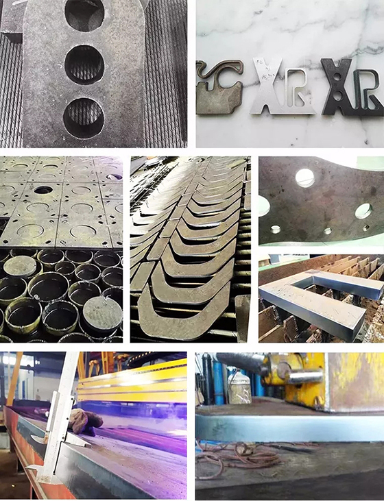 4001老百汇网站数控细腻等离子切割装备切割效果图